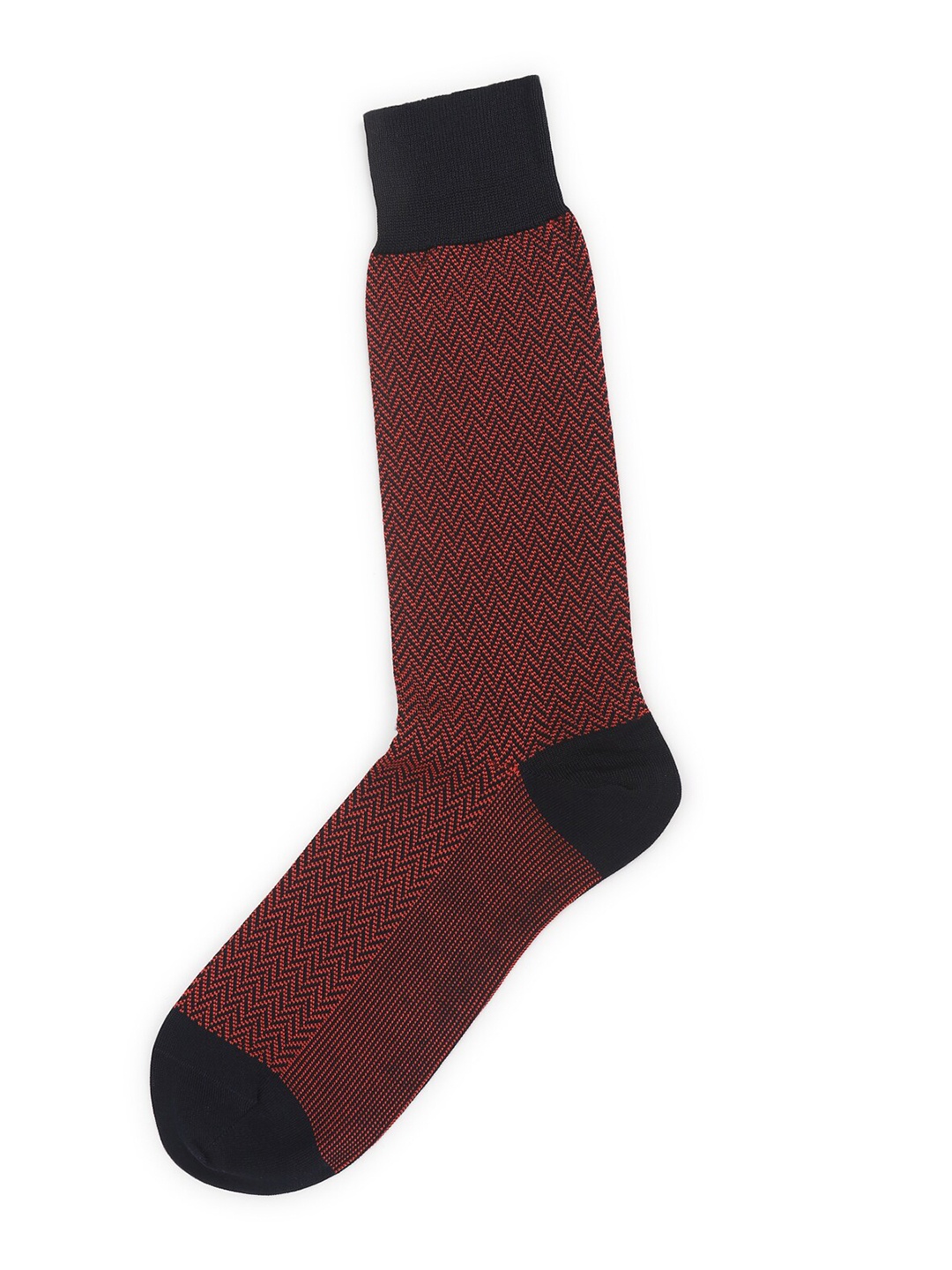

HACKETT LONDON Men Patterned Calf Length Socks, Red