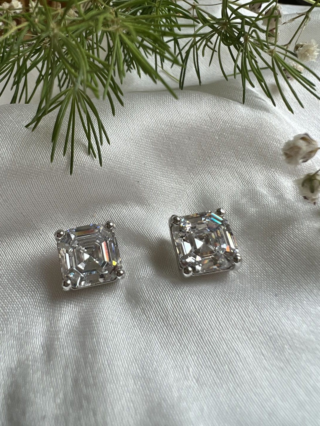 

XAGO Silver Plated Studs Earrings