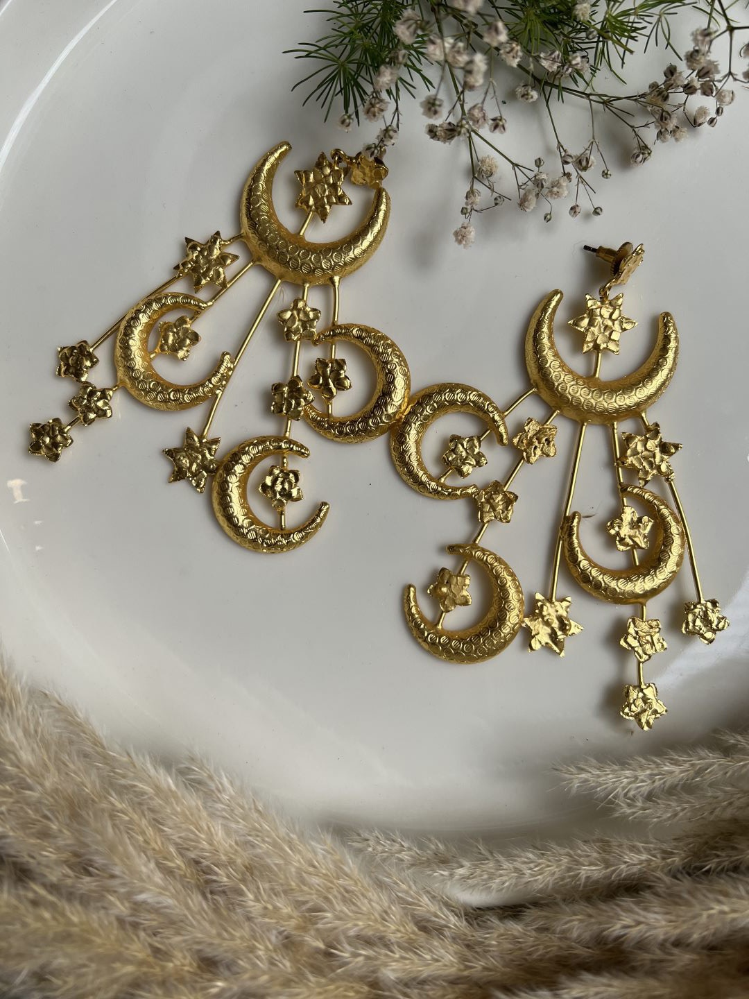

XAGO Gold-Plated Contemporary Studs Earrings