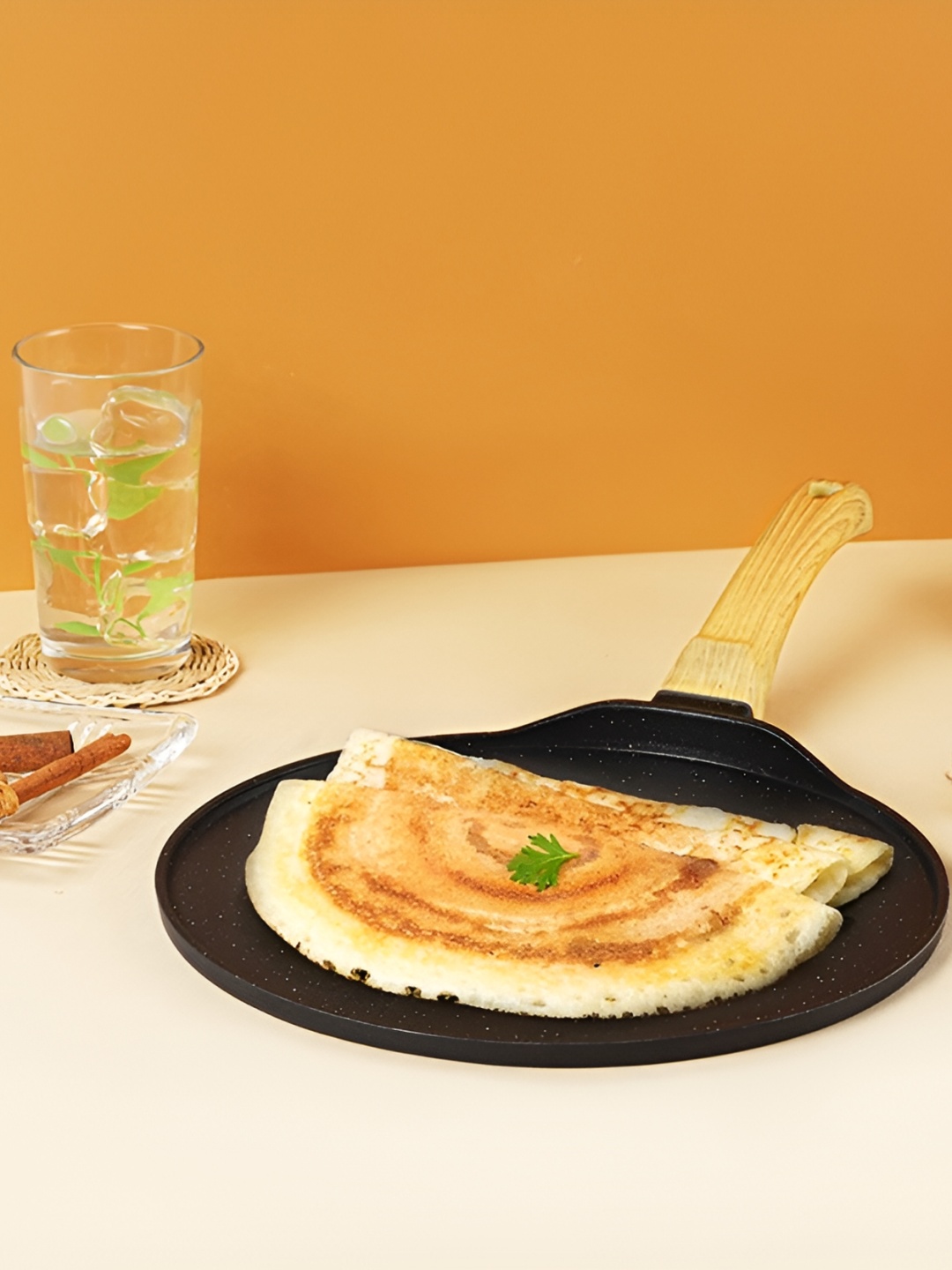 

Cello Black Aluminium Castello Die Cast Induction Flat Tawa