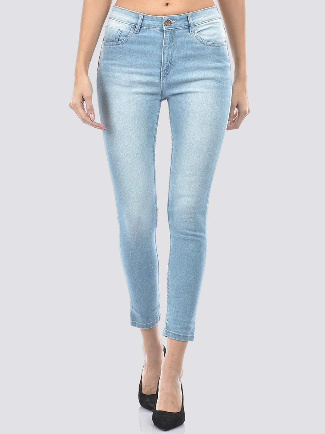 

Numero Uno Women Solid Regular Fit Sustainable Stretchable Jeans, Blue