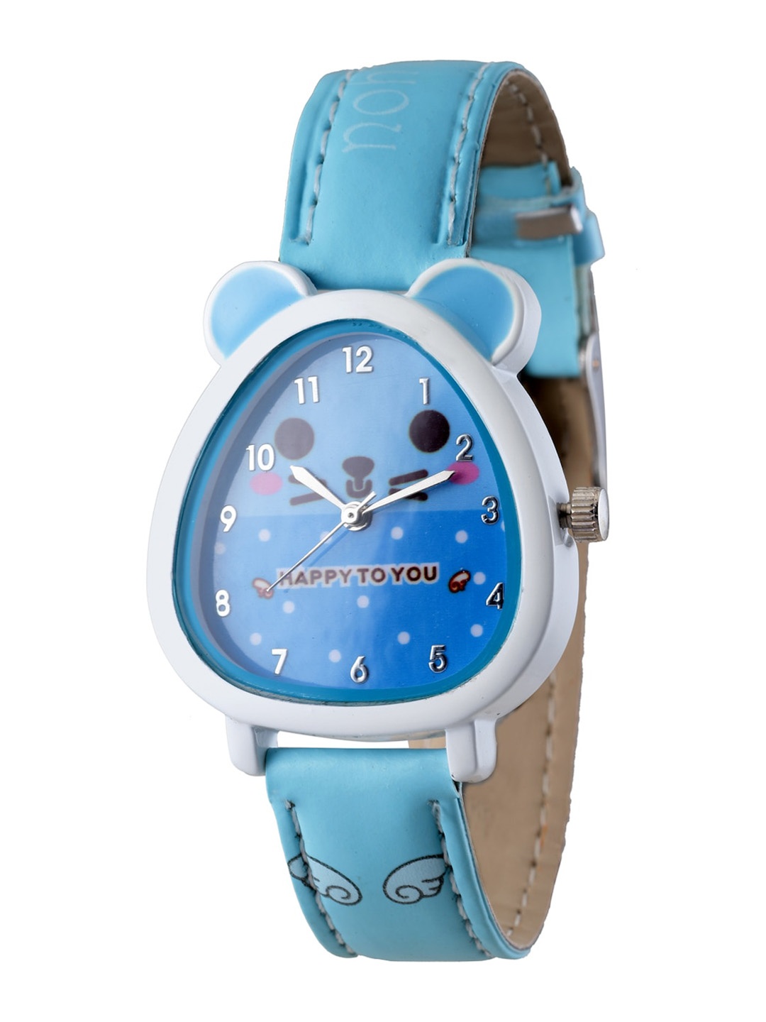 

Stoln Kids Cartoon Character Shaped Printed Dial & Synthetic Straps Analogue Watch DIV-795, Blue