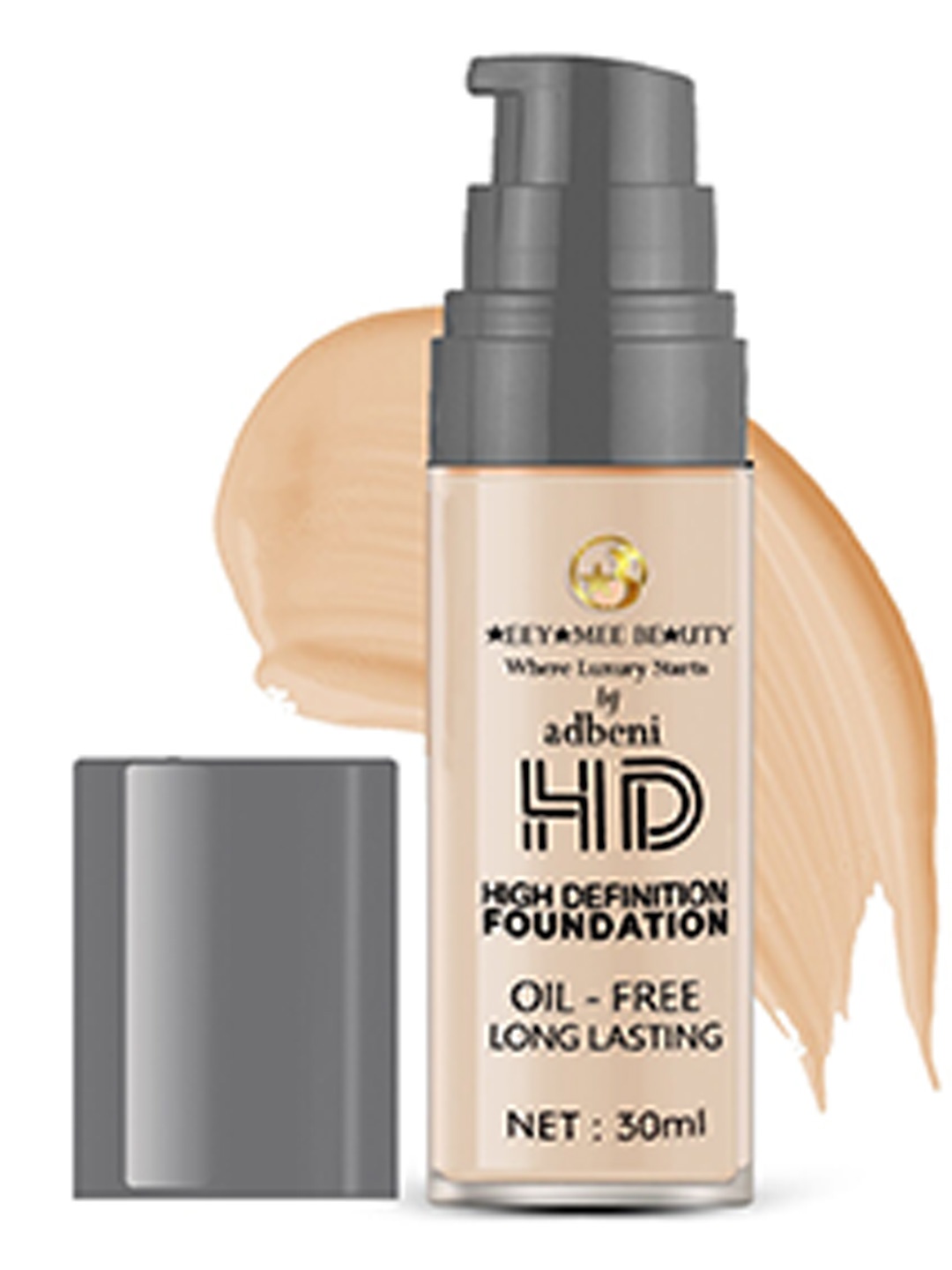 

Adbeni Where Luxury Starts HD Oil Free Long Lasting SPF 15 Foundation 30ml - Shade NC25, Beige