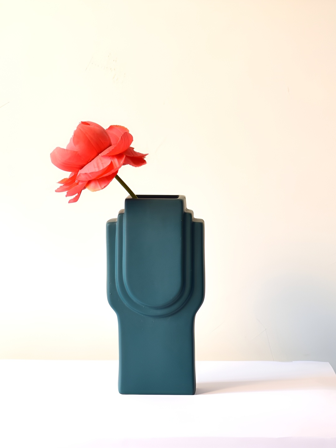 

Morcee Green Contour Square Ceramic Vase
