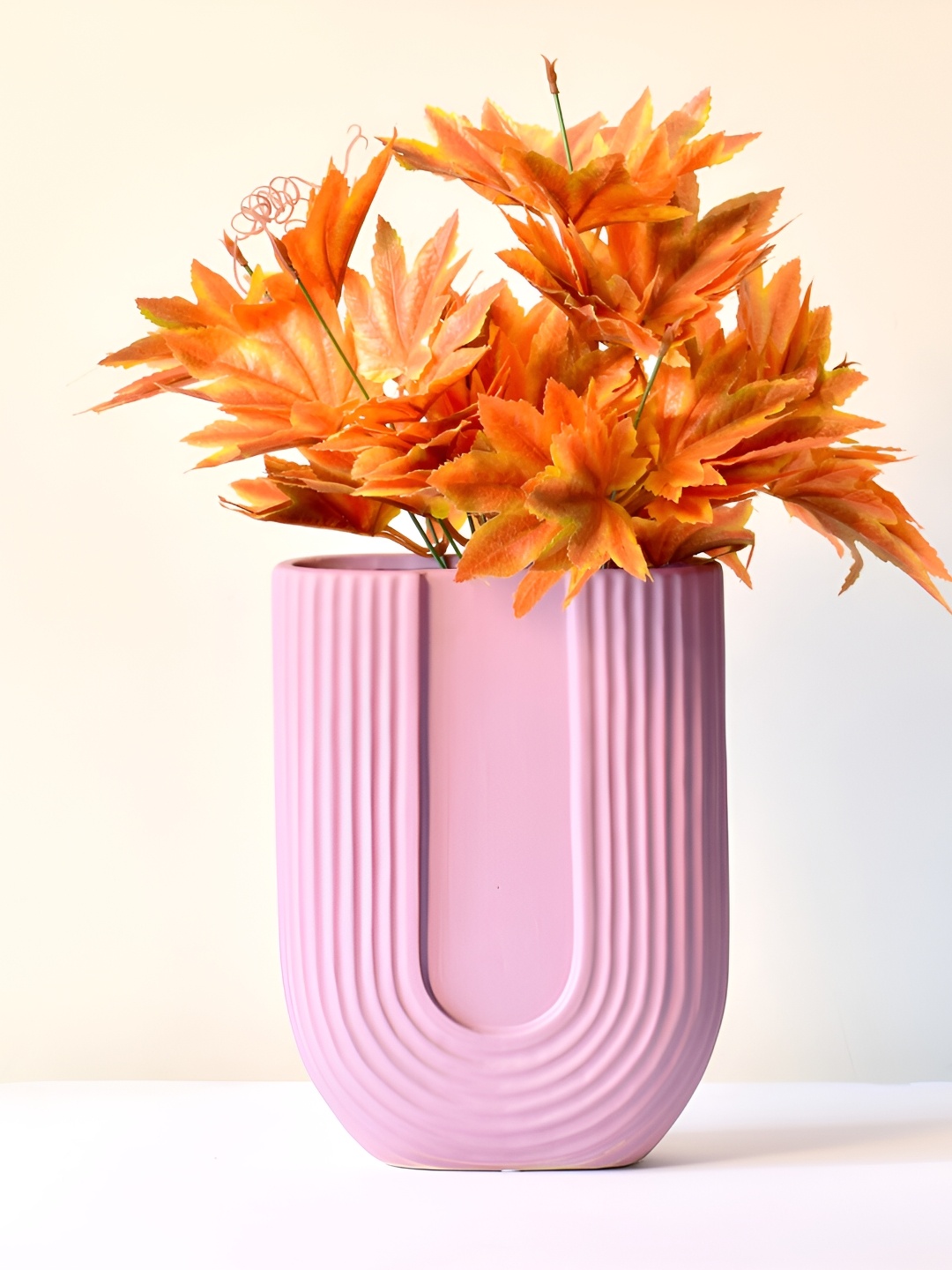 

Morcee Pink Textured Ceramic Vase