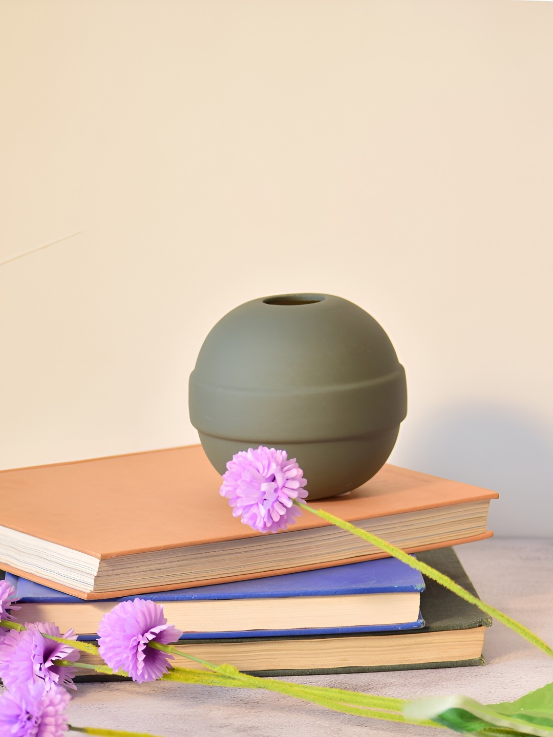 

Morcee Green Textured Ceramic Vase