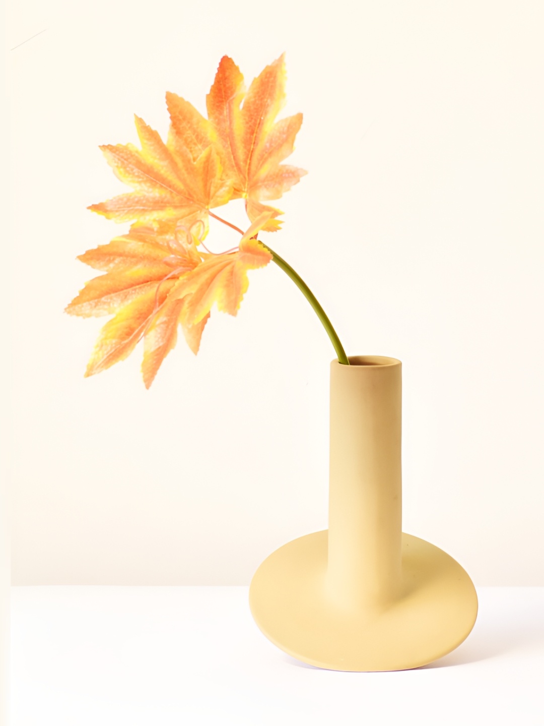 

Morcee Yellow Ceramic Orbital-Vase