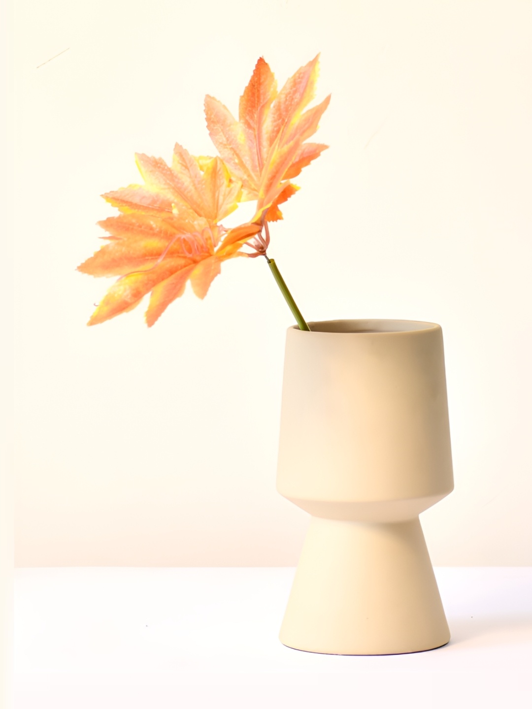 

Morcee White Ceramic Pedestal Vase