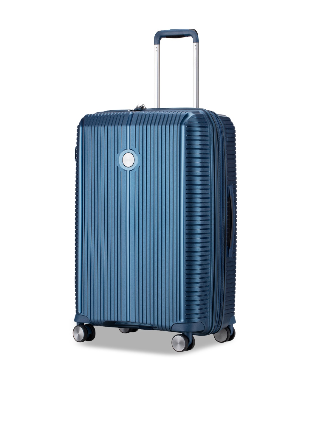 

VERAGE Rome Textured Hard-Sided Cabin Trolley Bag, Blue