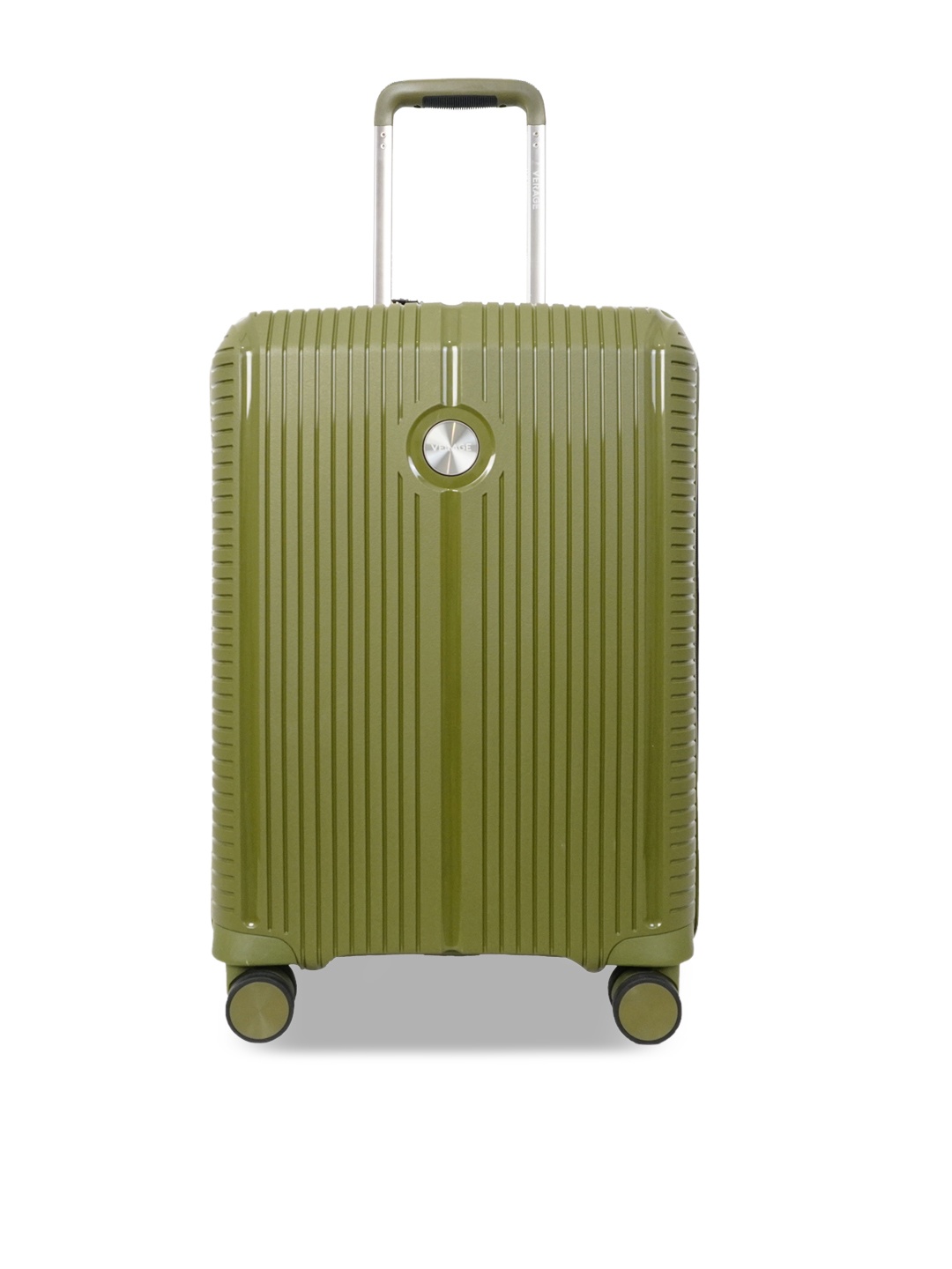

VERAGE Rome Unisex Textured Hard-Sided Large Trolley Bag, Green