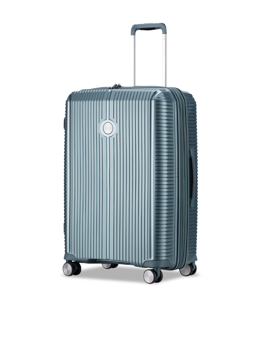 

VERAGE Rome Unisex Textured Hard-Sided Trolley Bag, Blue