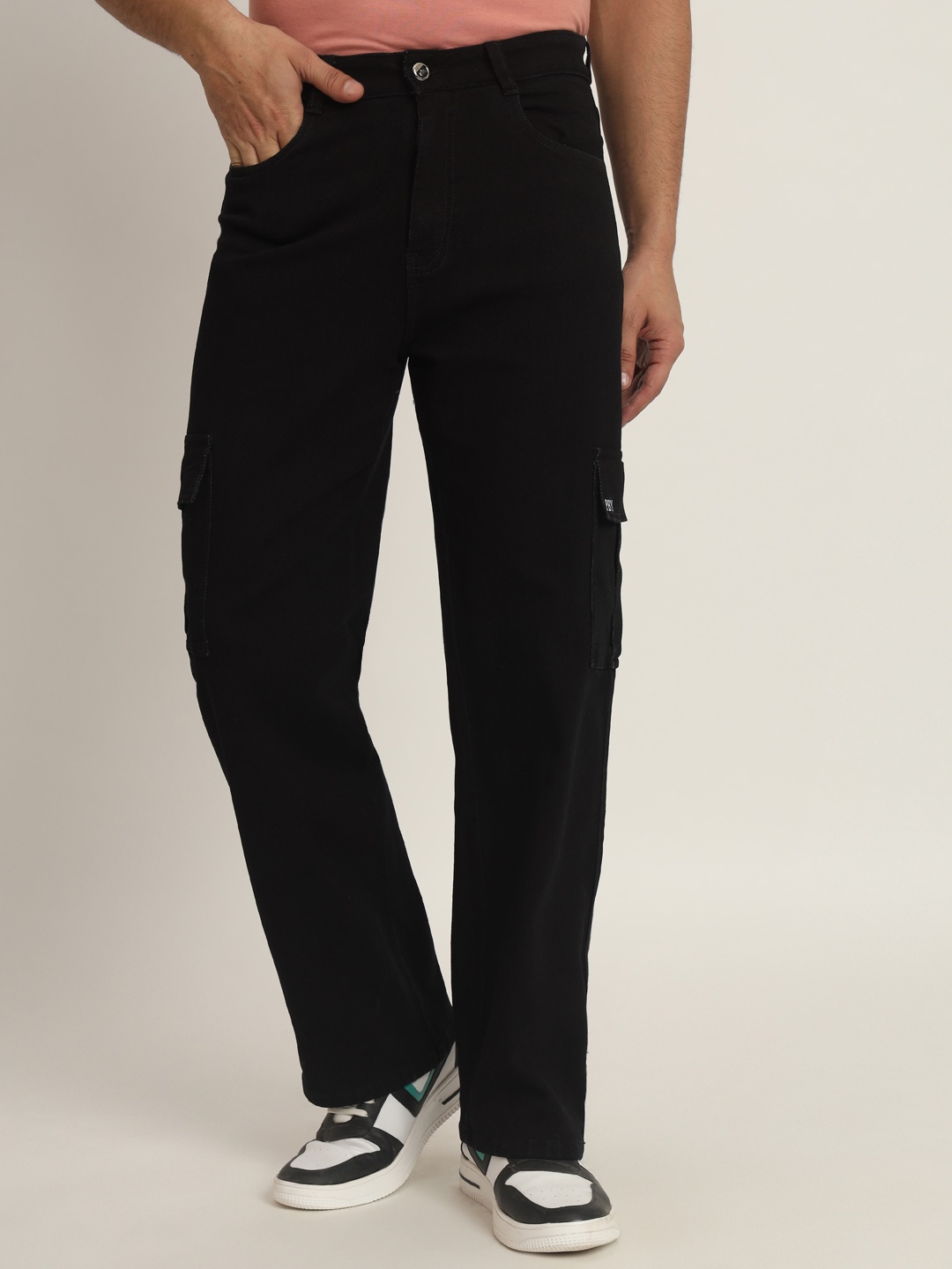 

PBY Men Slim Fit Low-Rise Jeans, Black