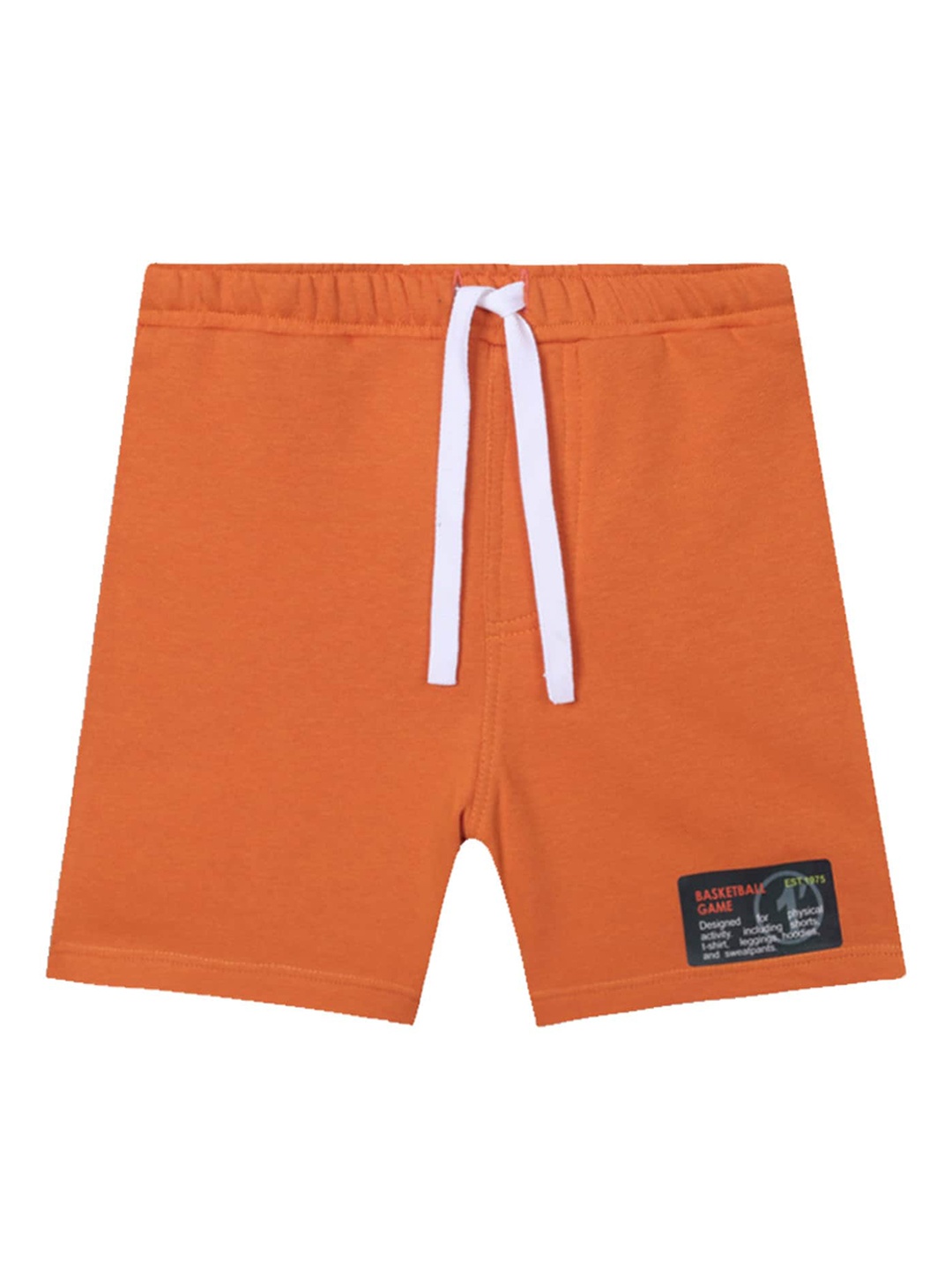 

Anthrilo Boys Mid-Rise Running Cotton Shorts, Orange