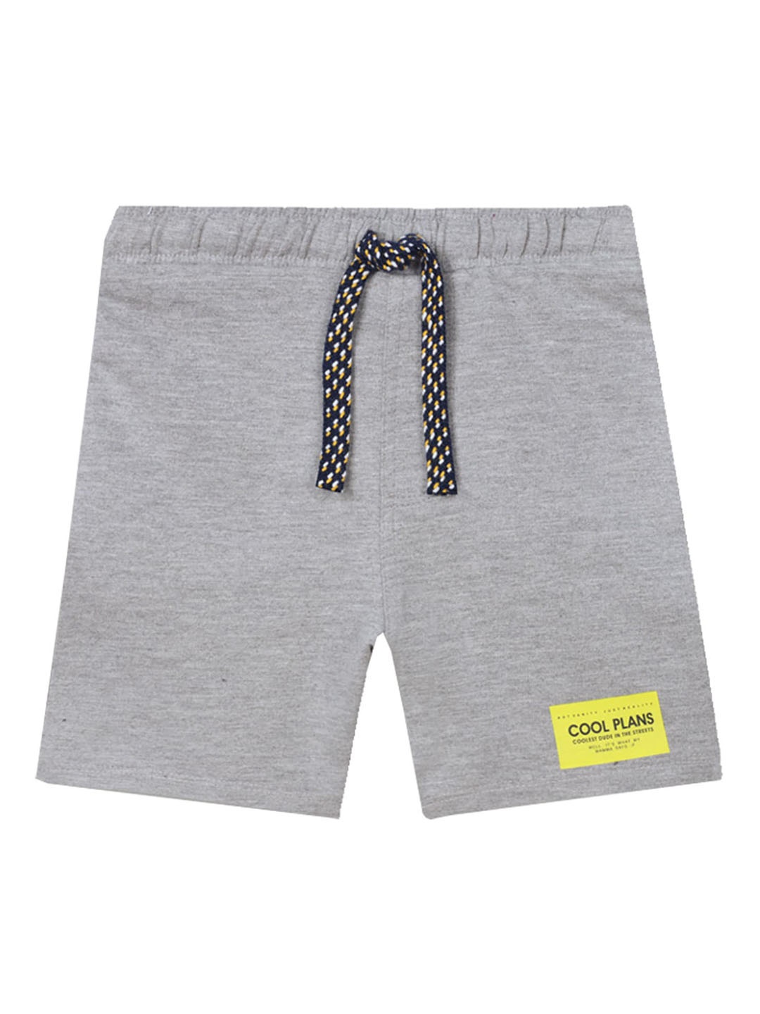 

Anthrilo Boys Regular Fit Lightweight Cotton Shorts, Grey