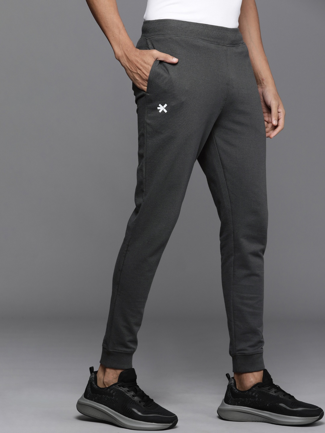 

HRX by Hrithik Roshan Men Lifestyle Terry Joggers, Steel