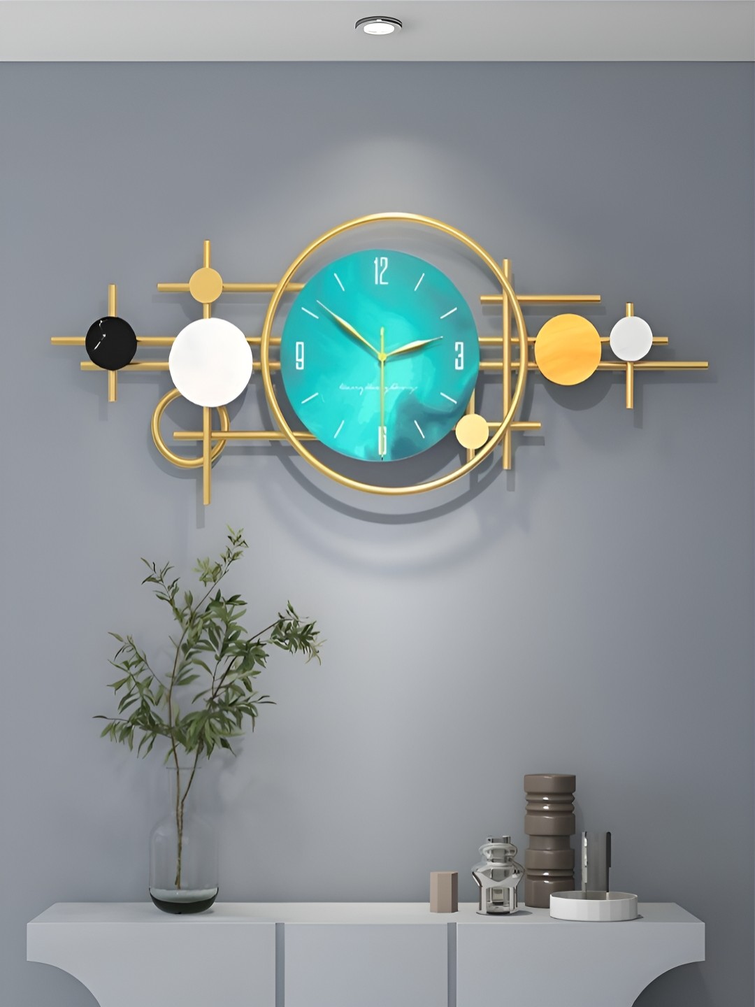 

The Art House Blue & White Traditional Wall Clock