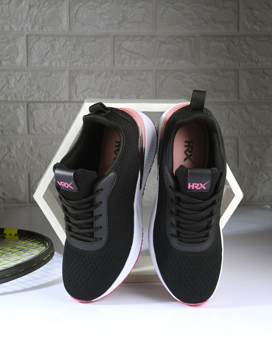 

HRX by Hrithik Roshan Women Black Mesh Running Shoes