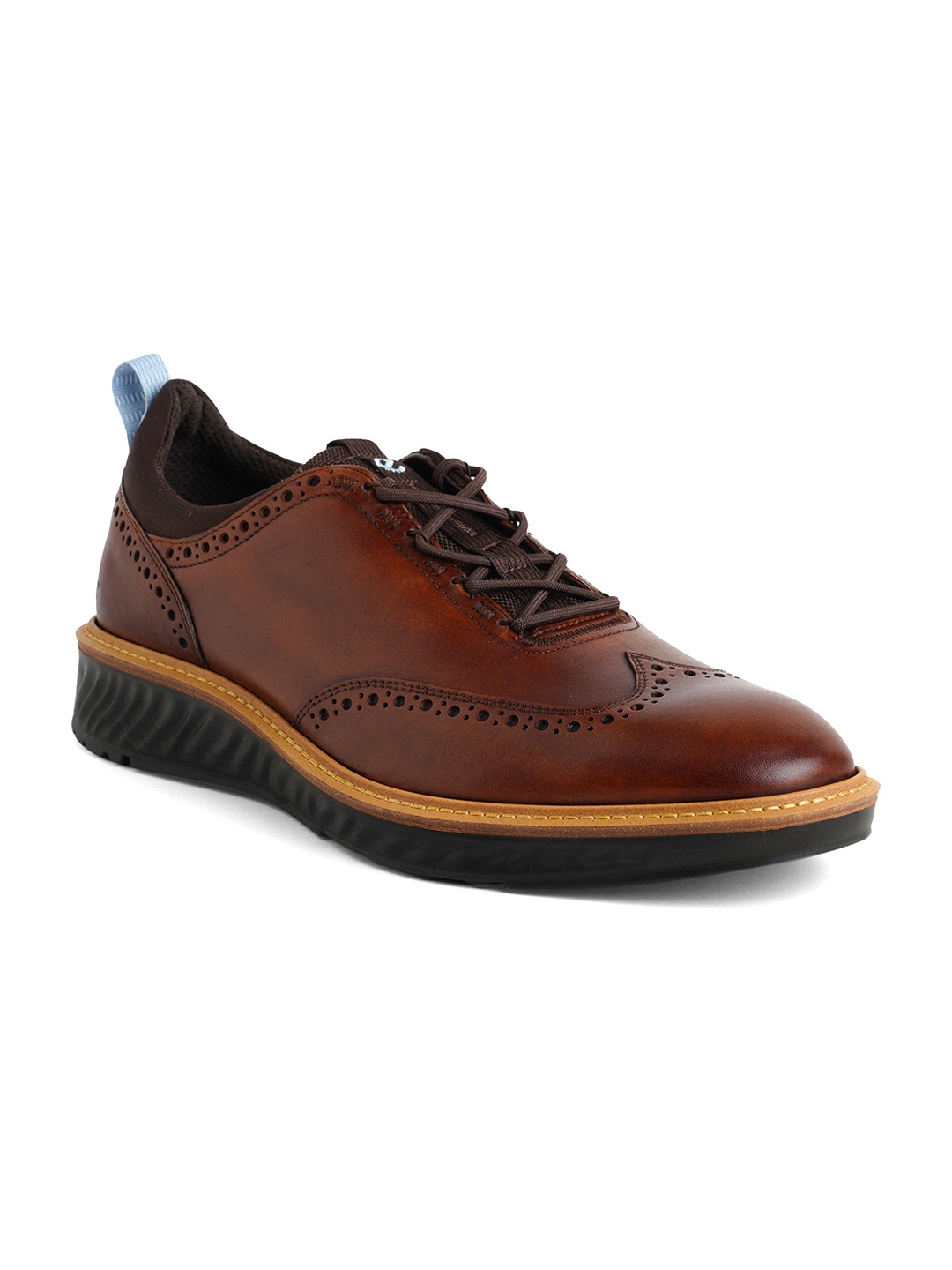 

ECCO Men Leather Brogues, Brown