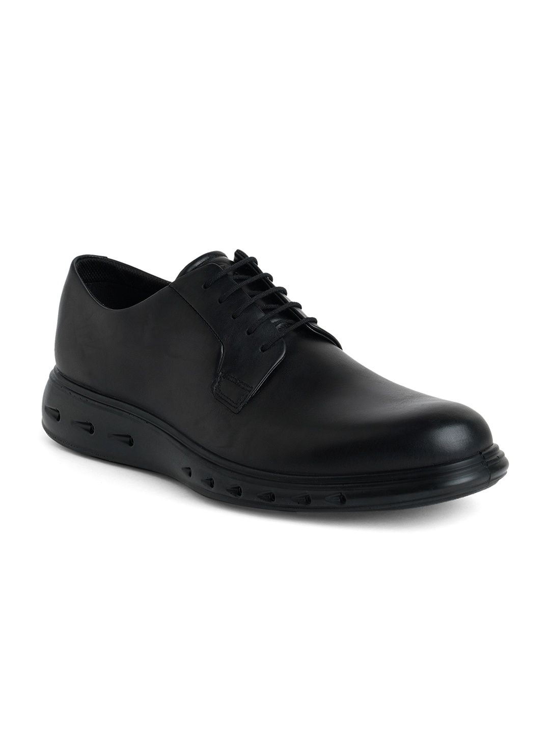 

ECCO Men Hybrid 720 Black Leather Regular Formal Shoes