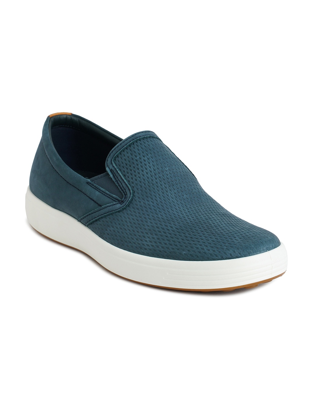 

ECCO Mens Soft 7 Marine Leather Regular Casual Shoes, Teal