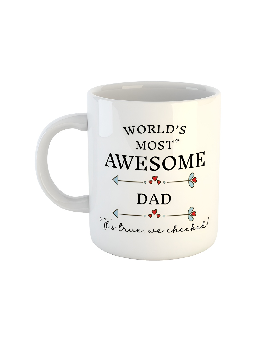 

ARTBUG White Printed Ceramic Glossy Mug 350ml