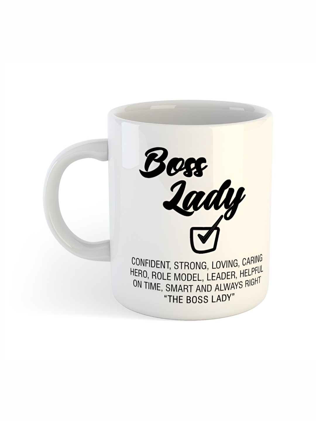 

ARTBUG White & Black Printed Ceramic Glossy Mug 350ml