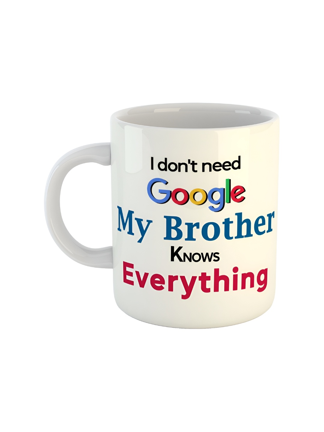 

ARTBUG White Printed Ceramic Glossy Mug 350ml