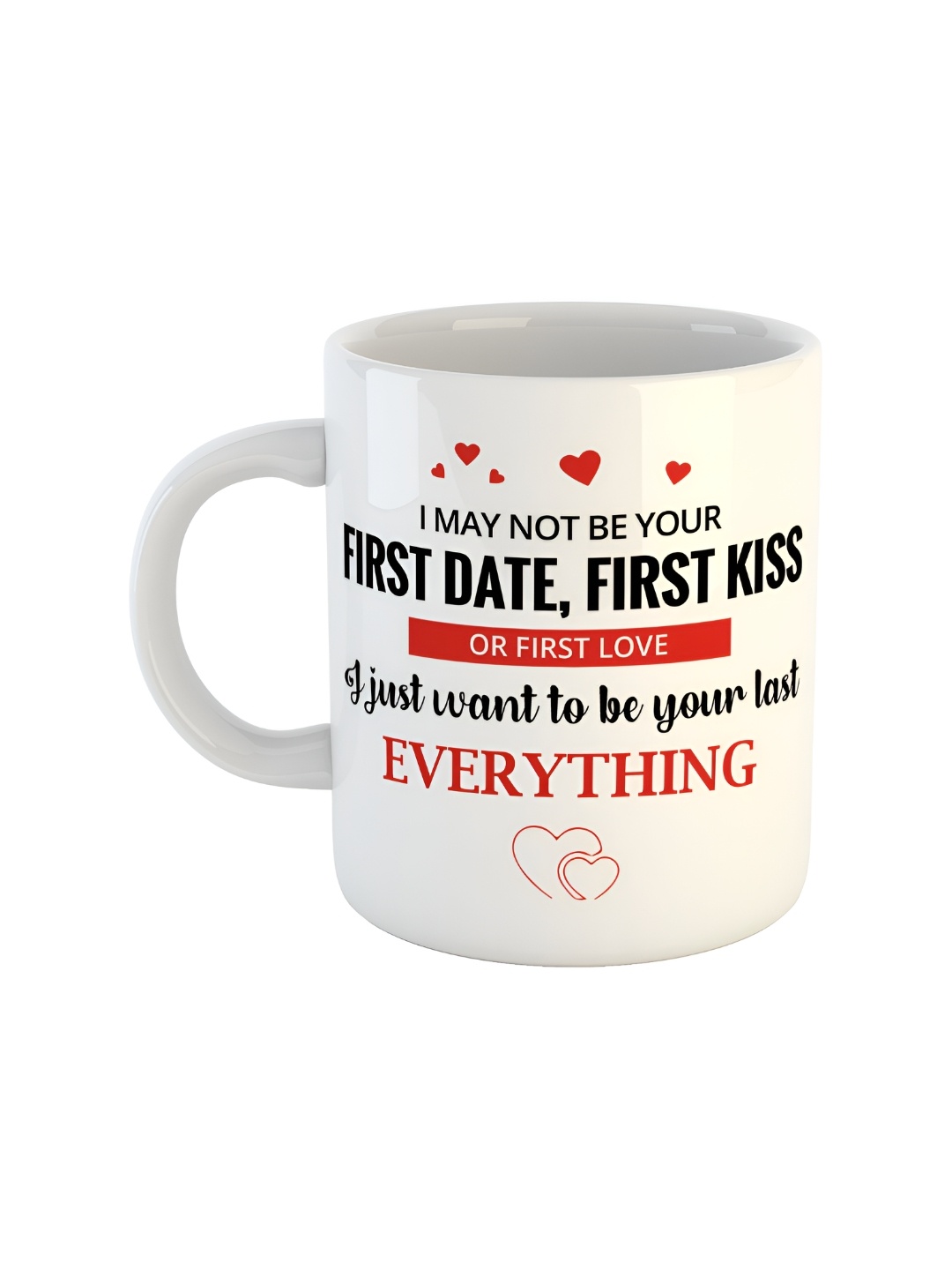

ARTBUG White Printed Ceramic Glossy Mug 350 ml