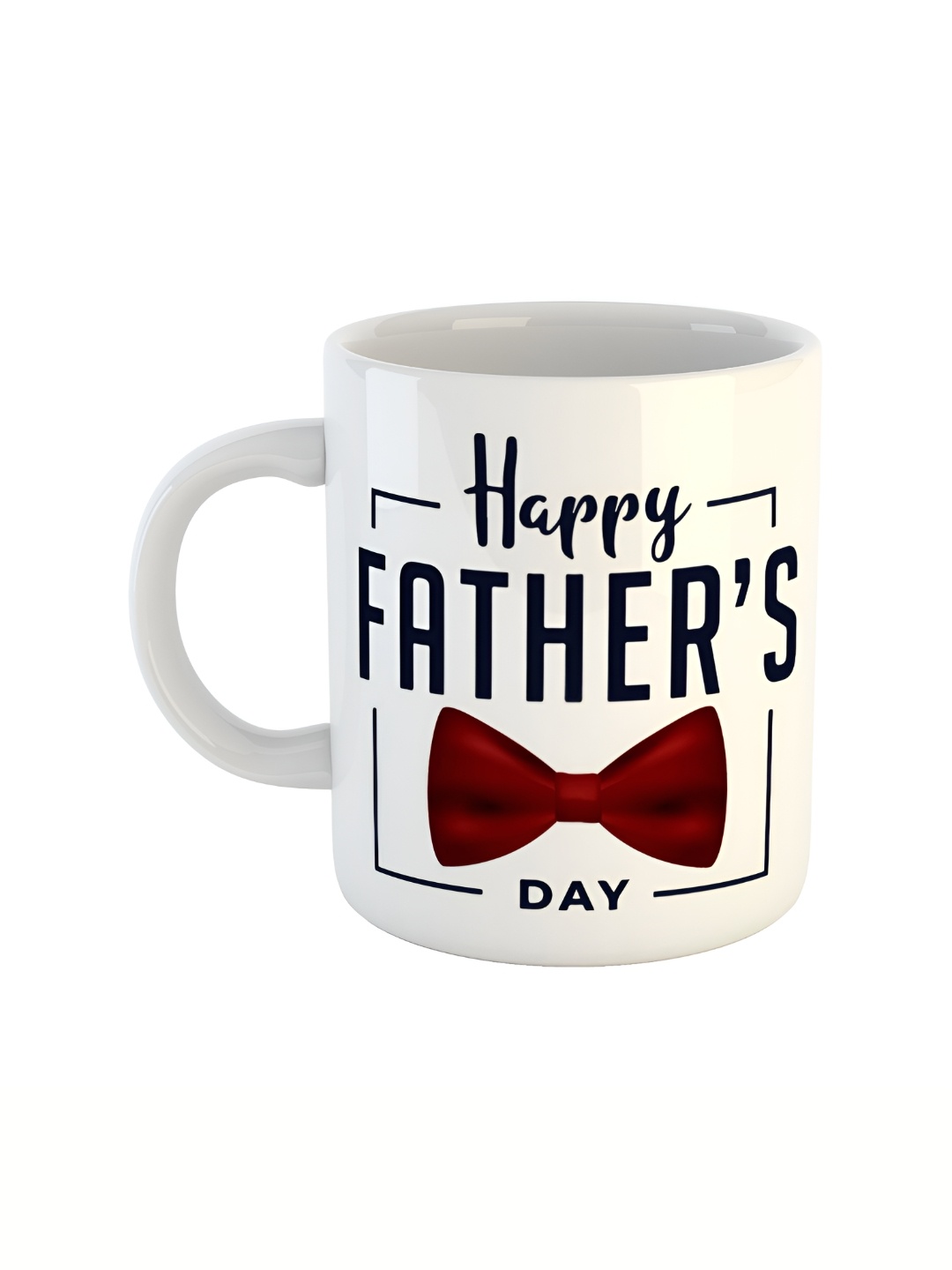 ARTBUG White & Black Printed Ceramic Glossy Mugs 350 ml