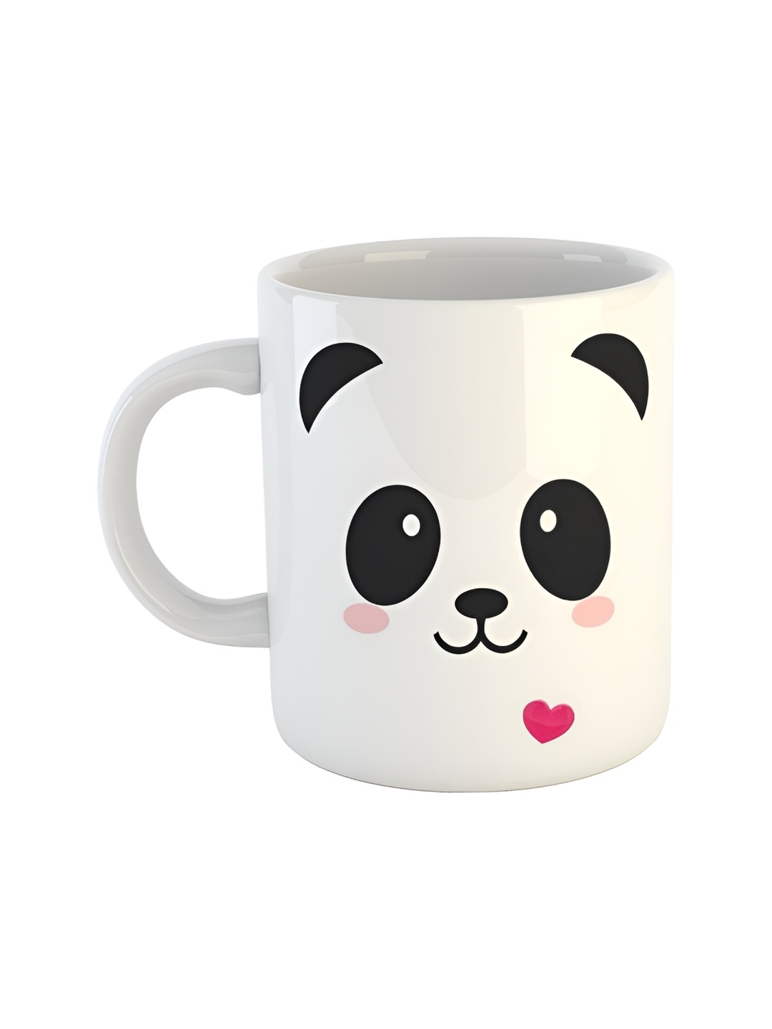 

ARTBUG White & Black Printed Ceramic Glossy Mug 350 ml