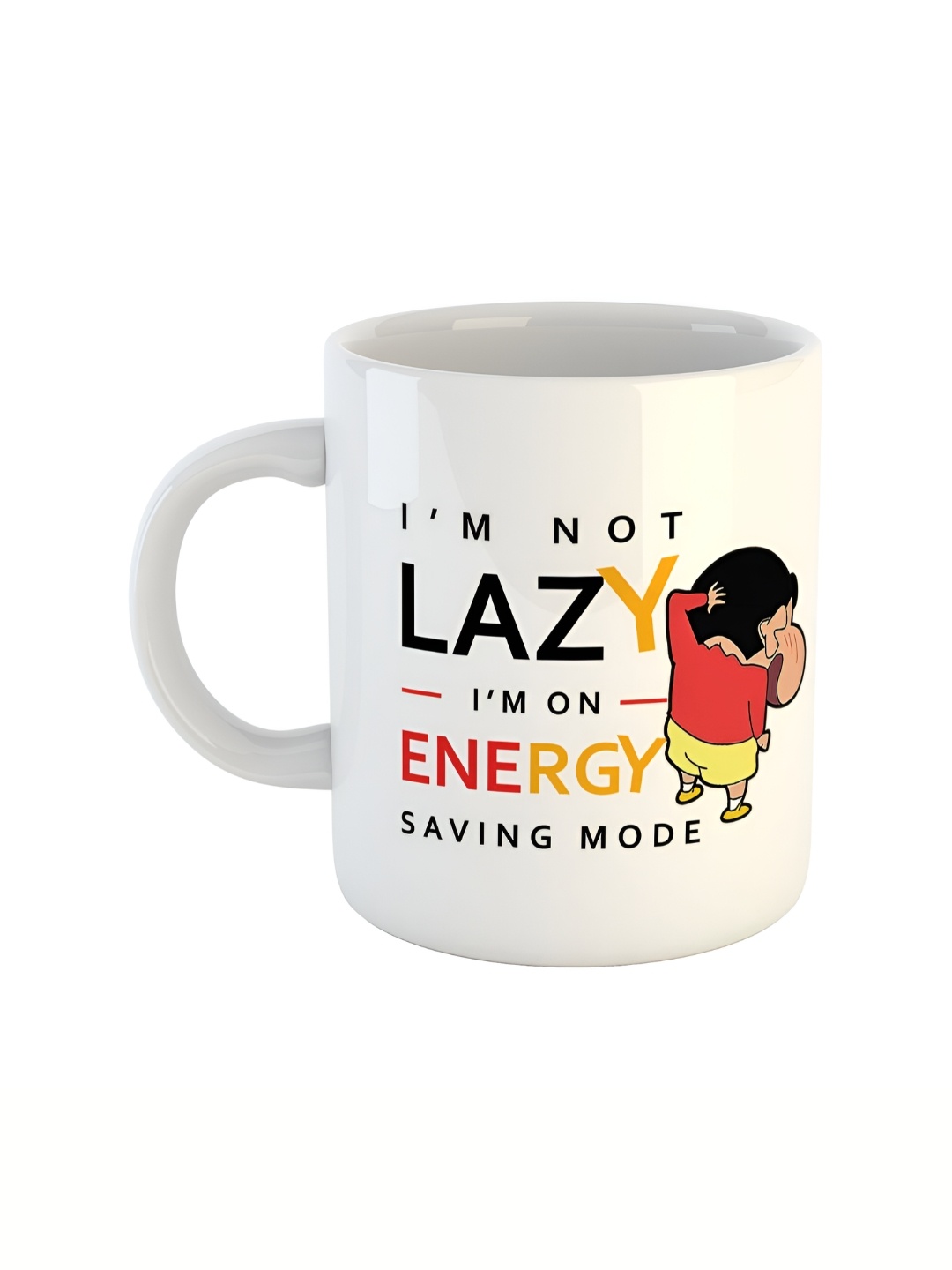 

ARTBUG White Printed Ceramic Glossy Mugs