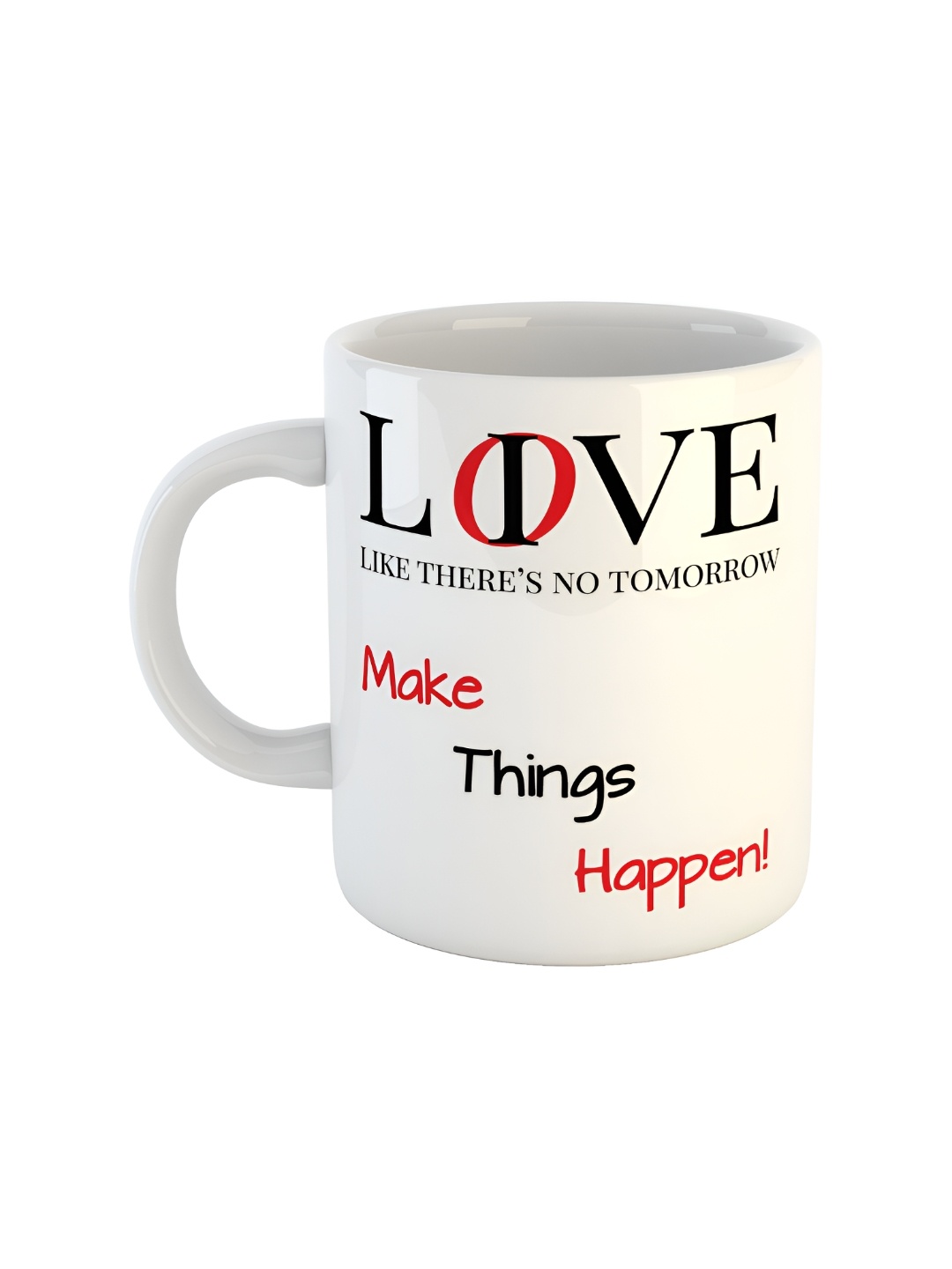 

ARTBUG White Printed Ceramic Glossy Mug 350 ml