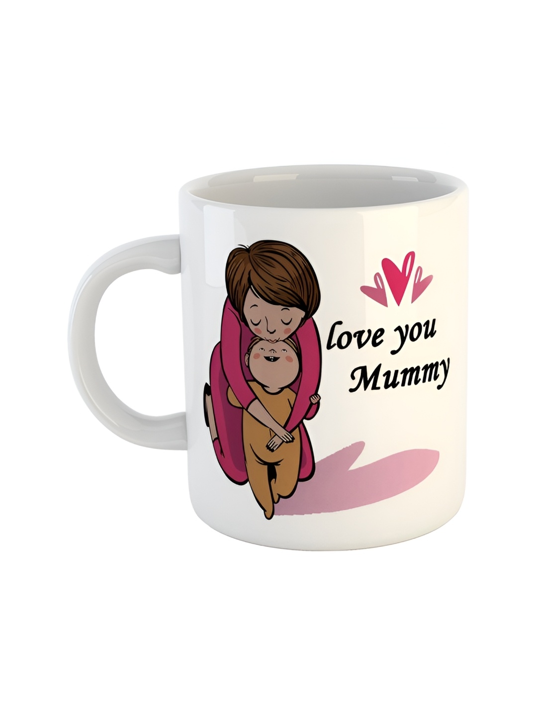 

ARTBUG White & Black Text Or Slogans Printed Ceramic Glossy Mug 350ml