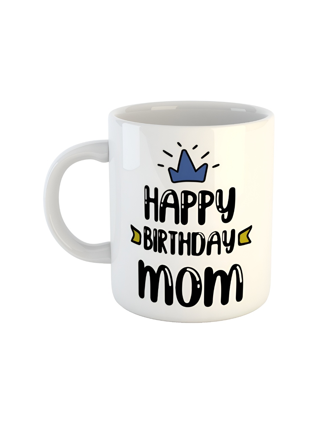

ARTBUG White & Black Text Or Slogans Printed Ceramic Glossy Mug 350ml