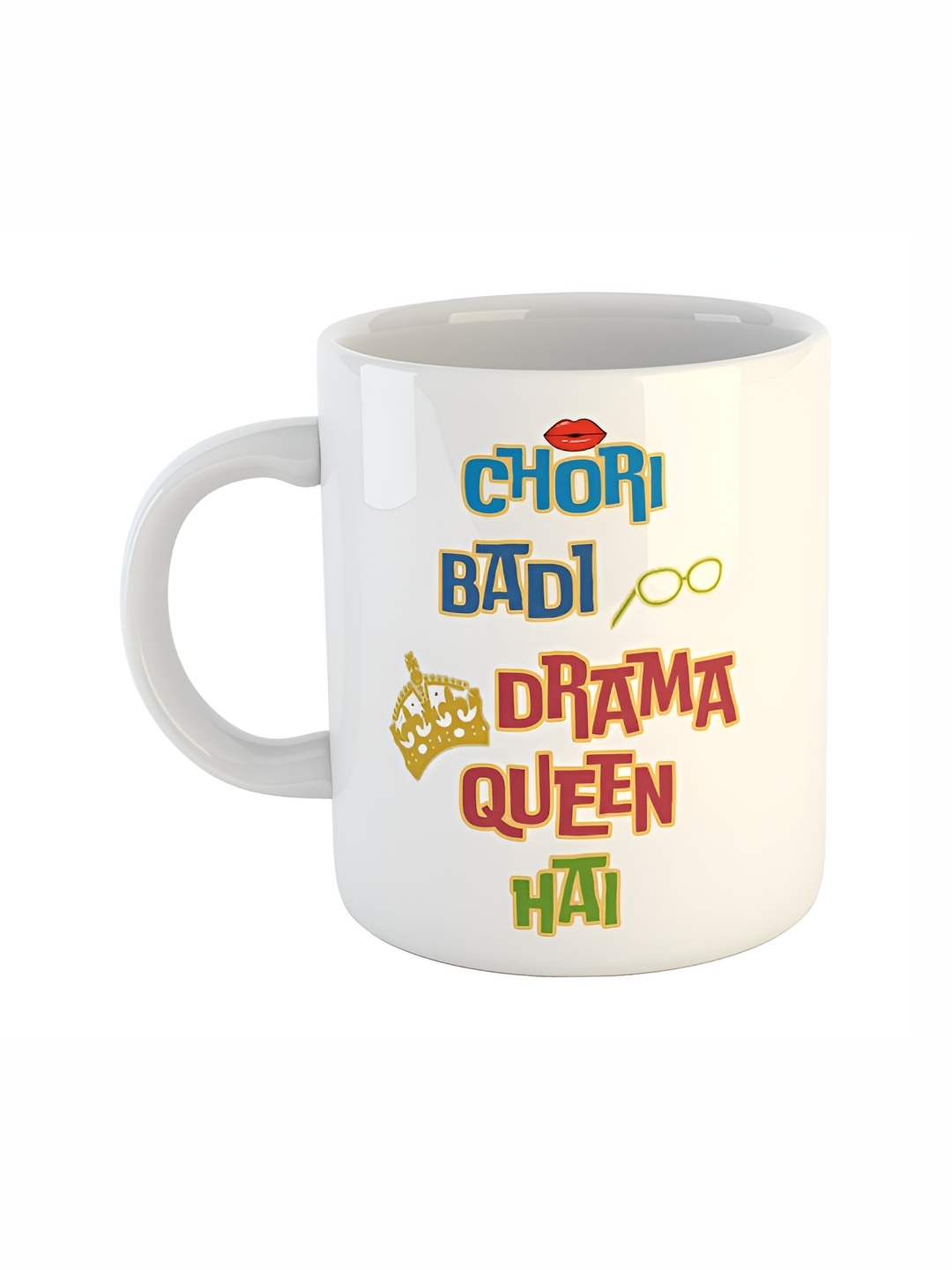 

ARTBUG White Printed Ceramic Glossy Mug 350 ml