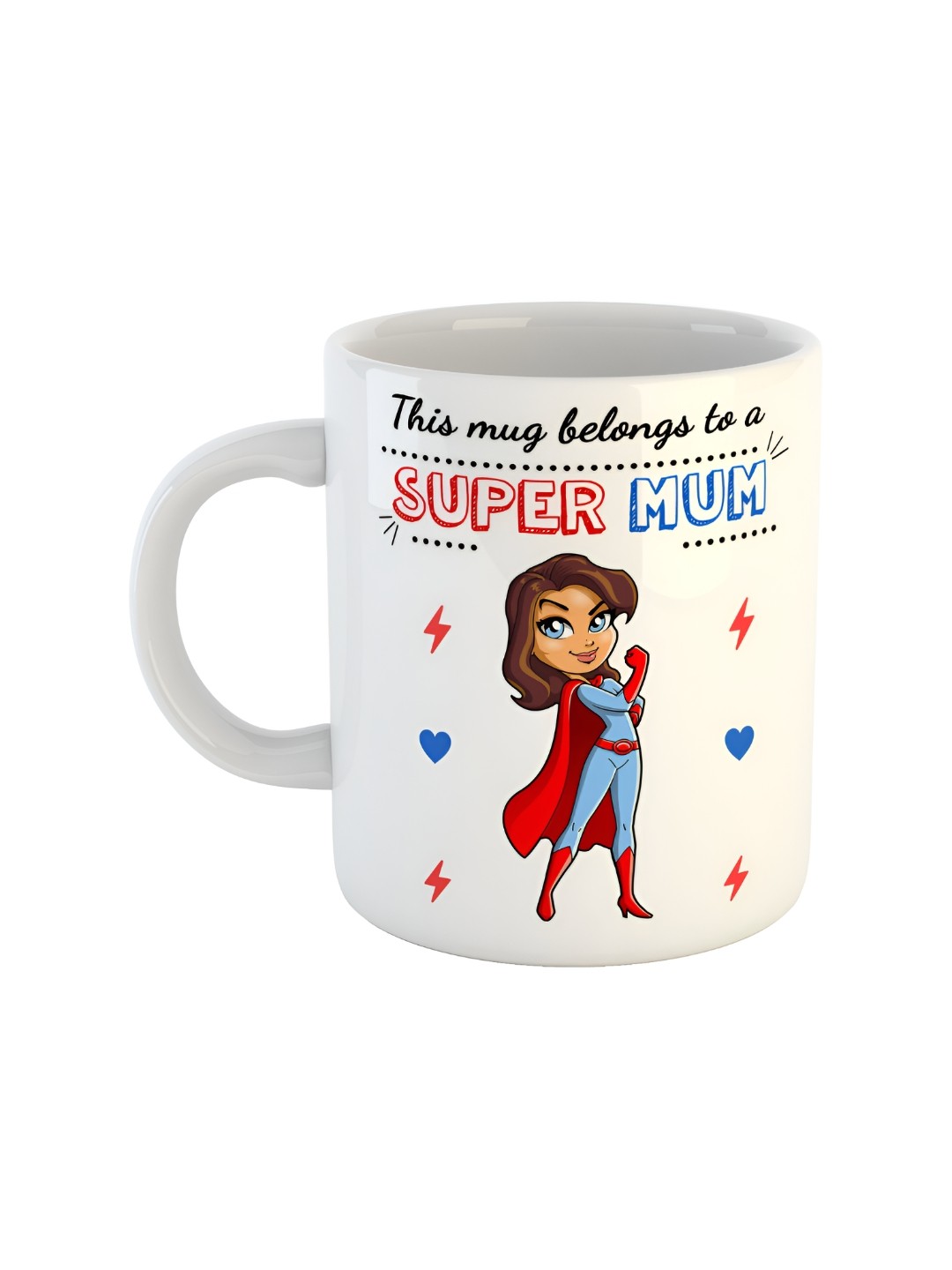 ARTBUG White & Black Text Or Slogans Printed Ceramic Glossy Mug 350ml