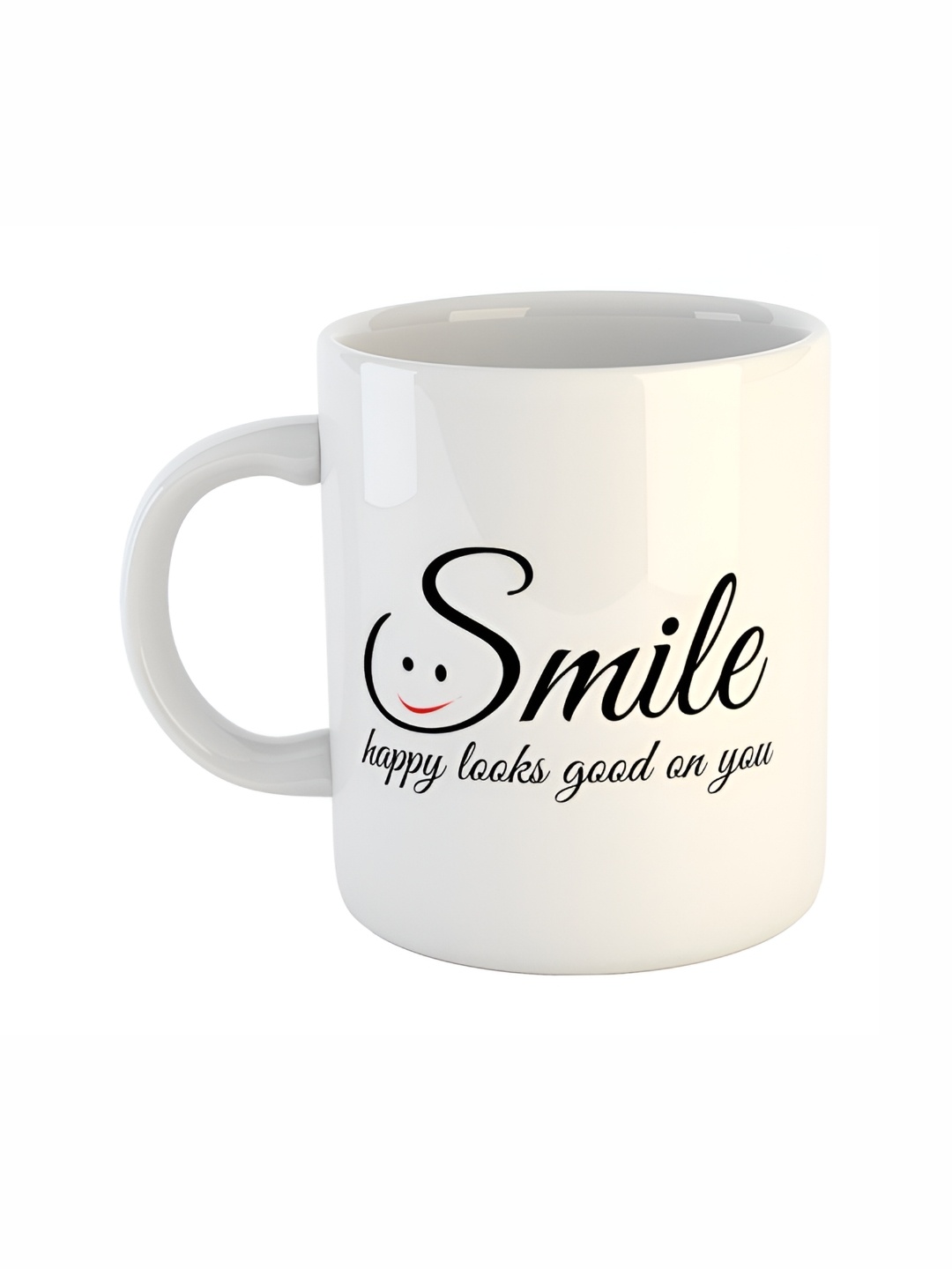 

ARTBUG White & Black Printed Ceramic Glossy Mug 350 ml