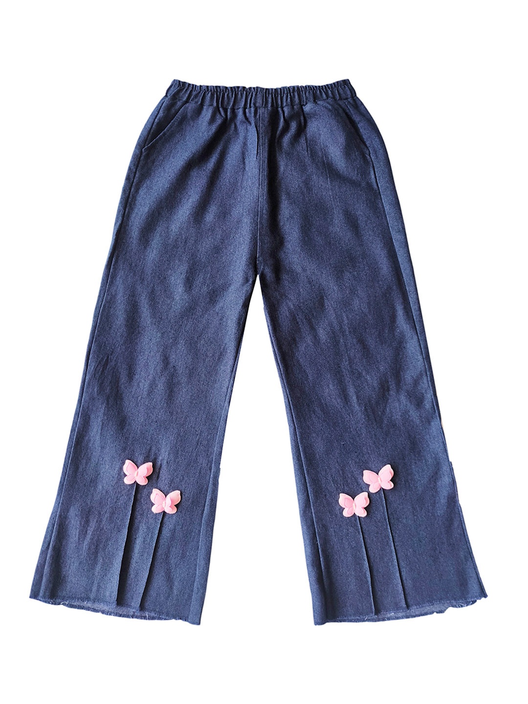 

BAESD Girls Mid-Rise Narrow Slim Fit Clean Look Stretchable Jeans, Blue
