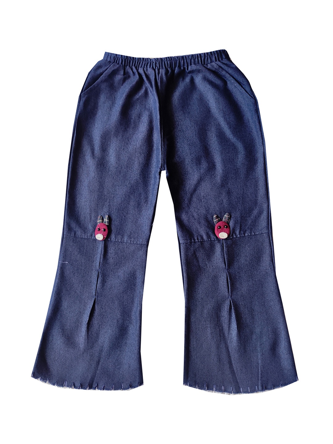 

BAESD Girls Mid-Rise Narrow Slim Fit Clean Look Stretchable Jeans, Blue
