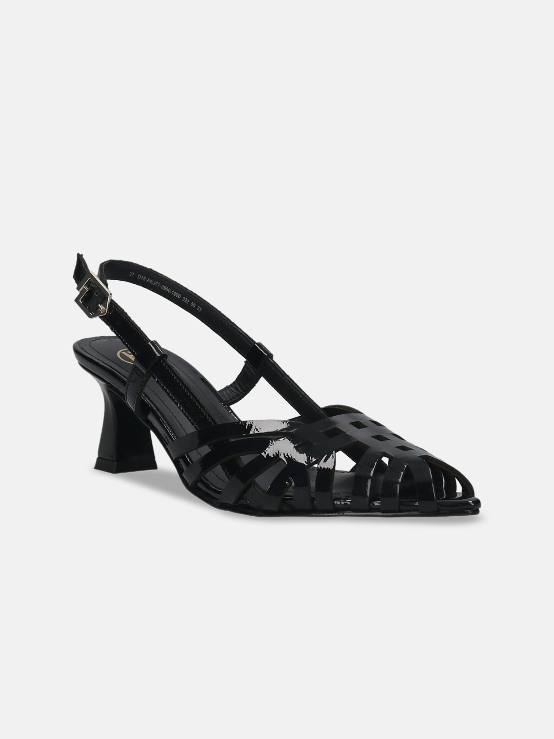 

BAGATT Varese Strappy Leather Block Heels, Black