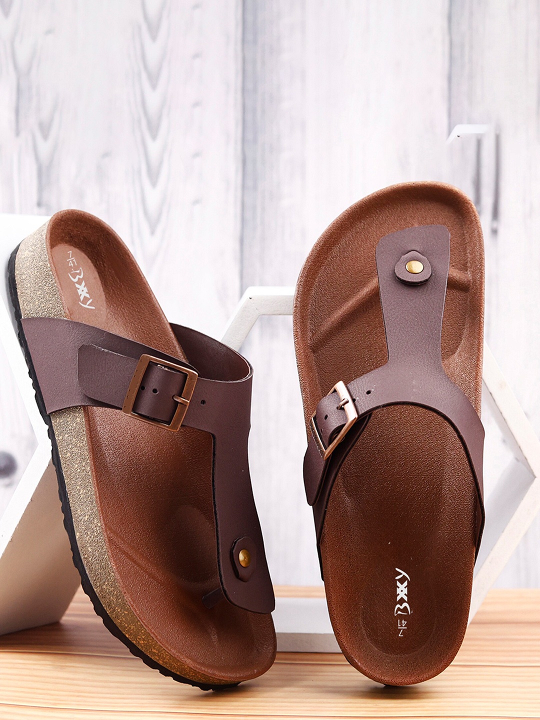 

Bxxy Men Comfort Sandals, Brown