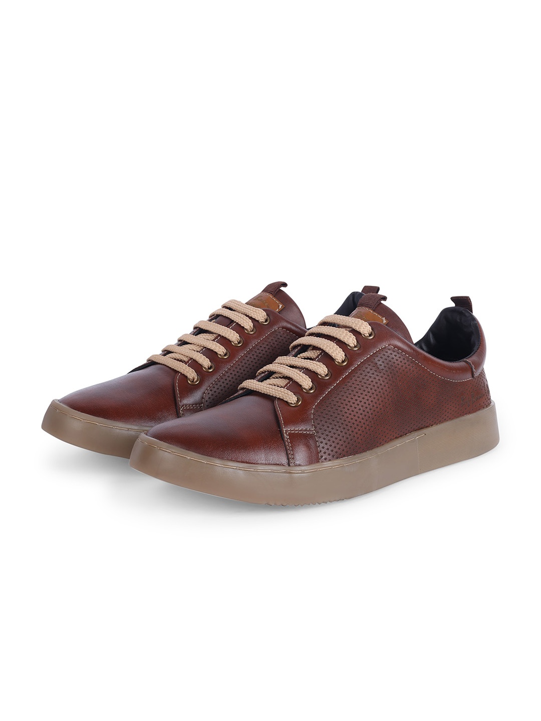 

Big Boon Men Textured Sneakers, Brown