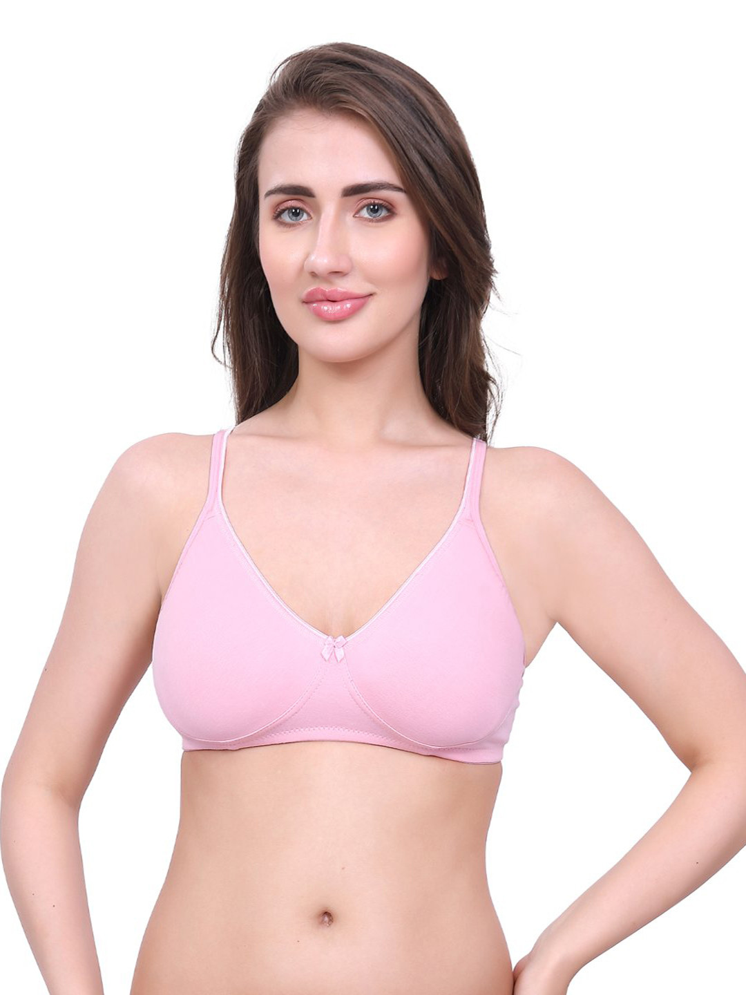 

inner amour Full Coverage Non Padded Pure Cotton Everyday Bra With All Day Comfort, Pink