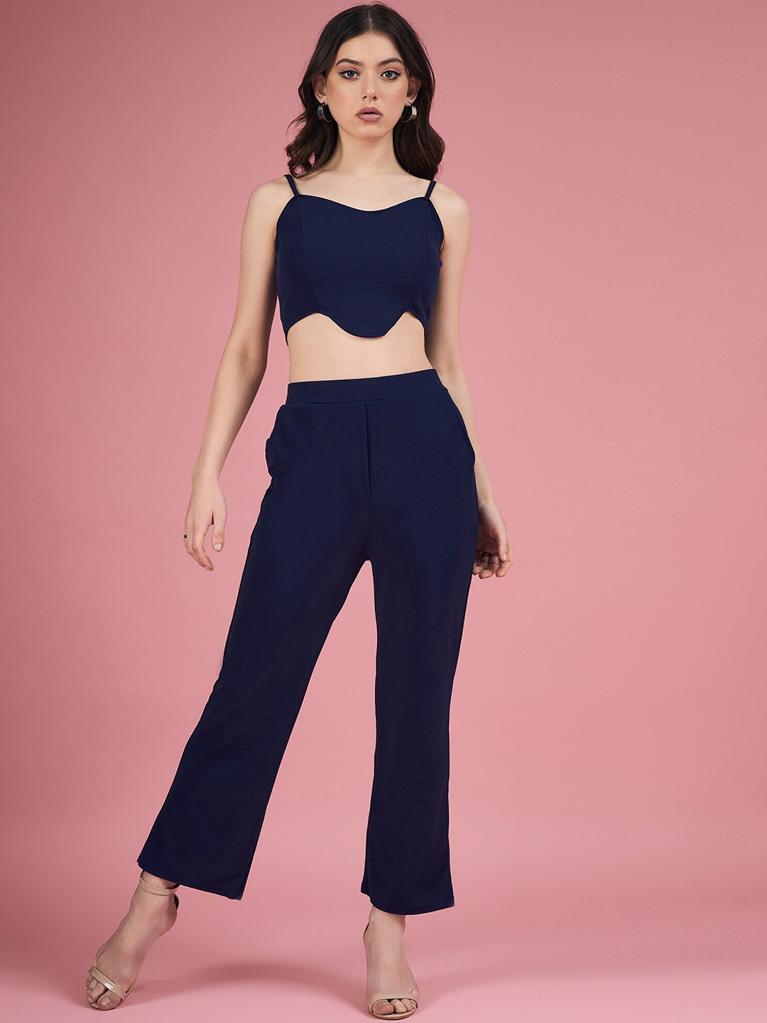 

DressBerry Top With Trouser & Blazer, Blue
