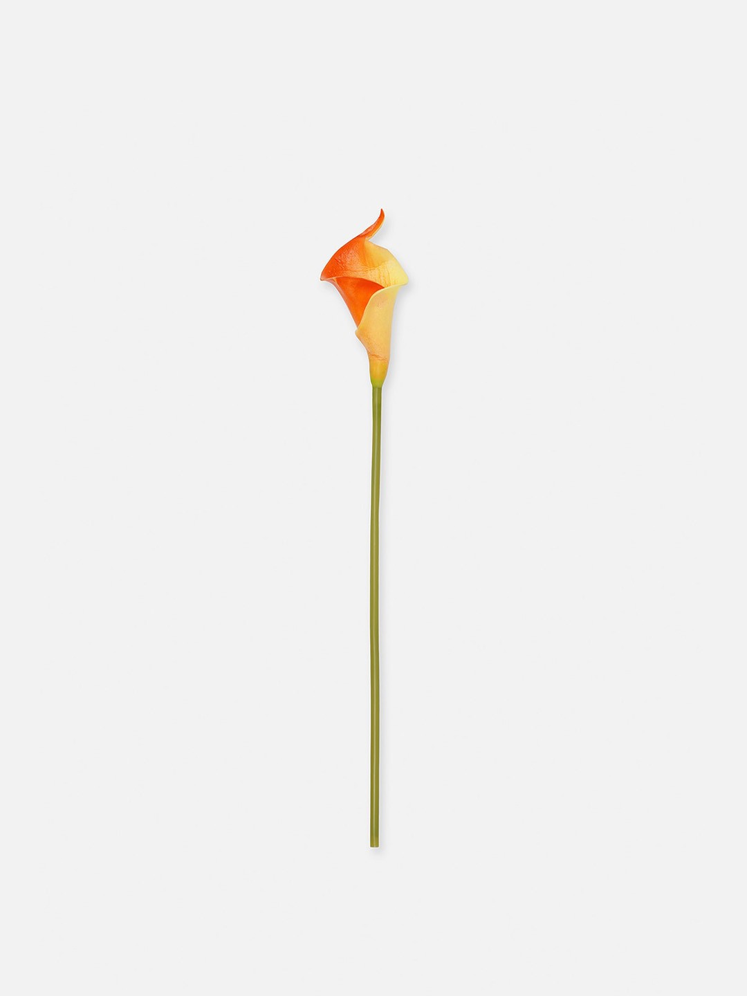 

Pure Home and Living Orange & Green Lily Artificial Flower