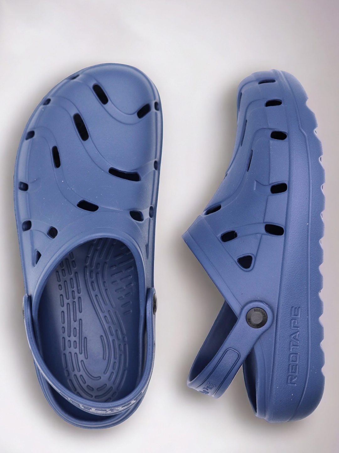 

Red Tape Men Self Design Clogs, Navy blue