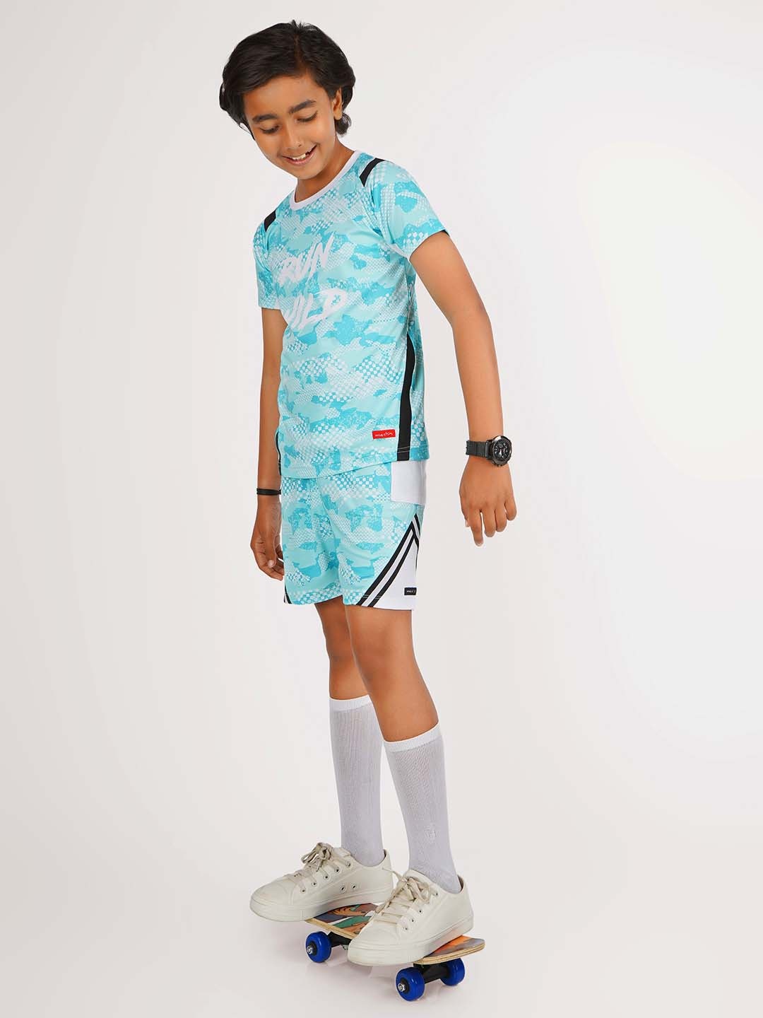 

HYVE Boys Abstract Printed T-shirt, Green