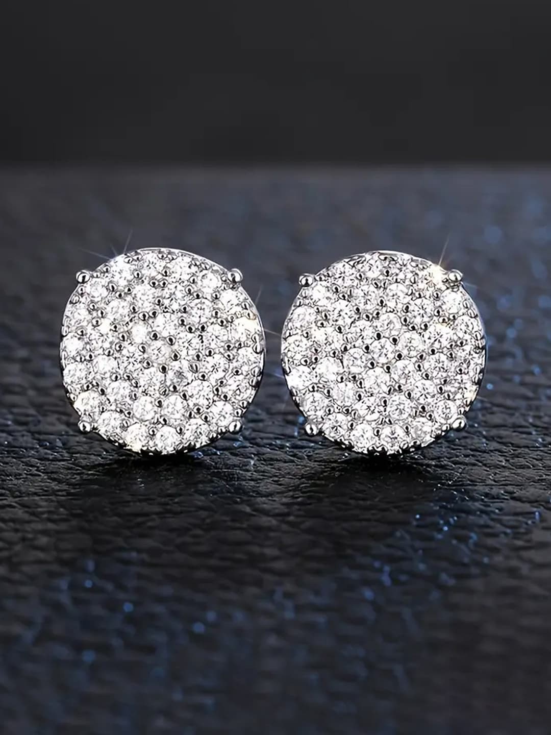 

Peora Silver Plated Cubic Zirconia Studded Studs Earrings