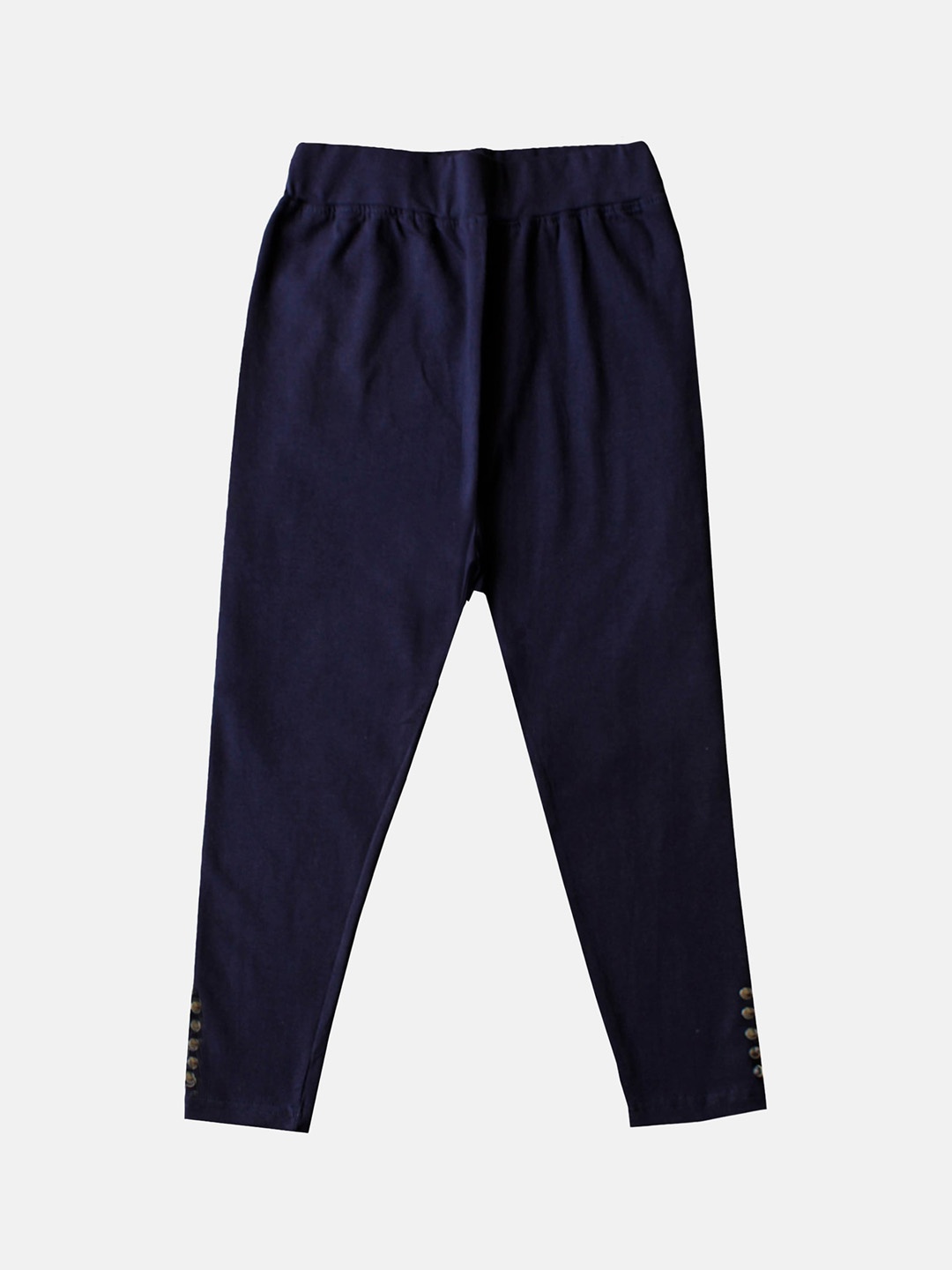 

KiddoPanti Girls Capri Length Leggings, Navy blue