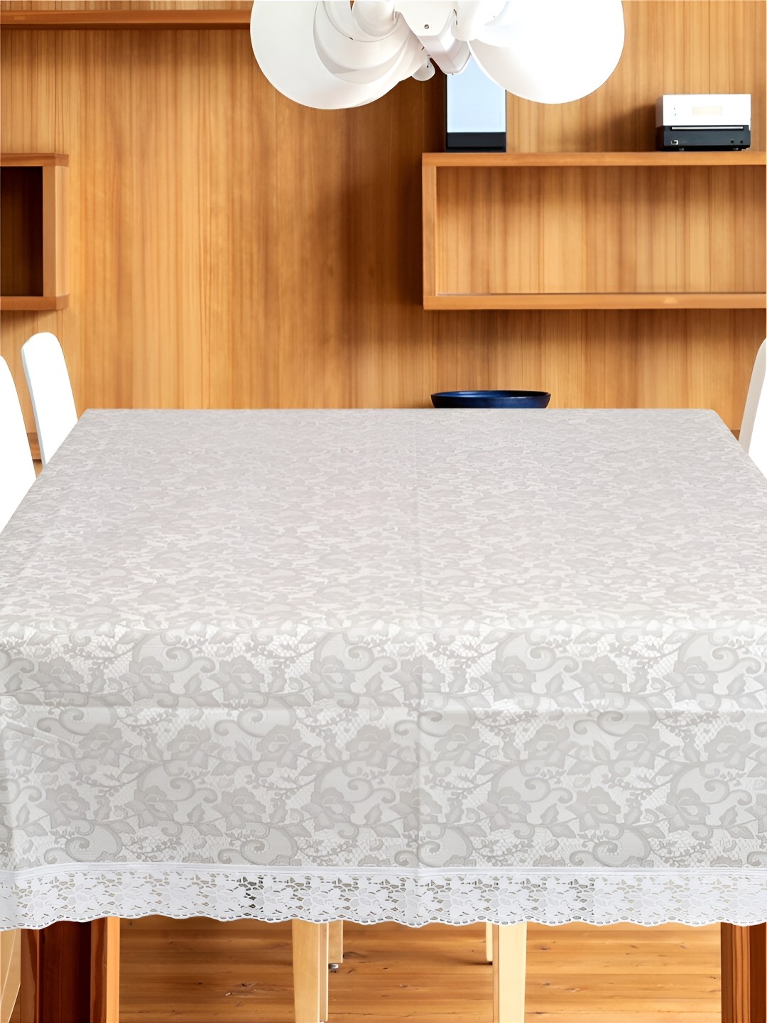 

Aura Grey & White Floral Waterproof 6 Seater Table Cover